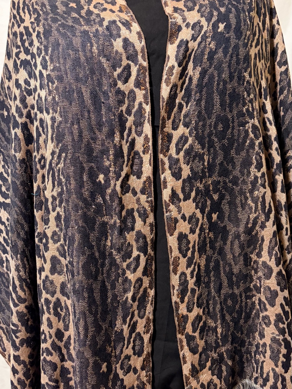 Leopard Print Scarf Shawl NWT - Brown/Black